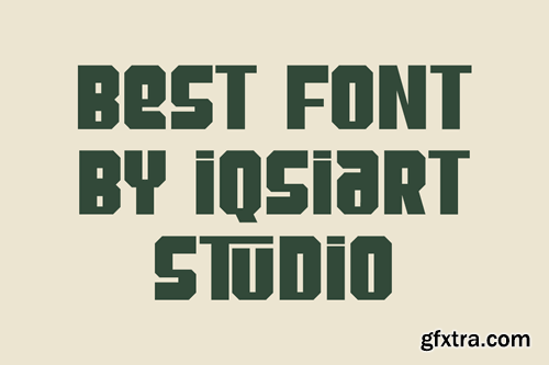 Gilndra Down - Thick Modern Font RZUBQ9K