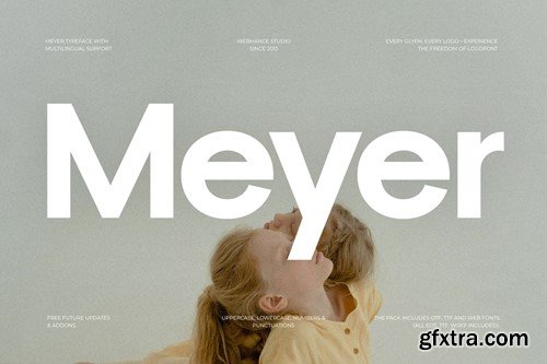 Meyer - Modern Sans-Serif Font family 6JDWG57