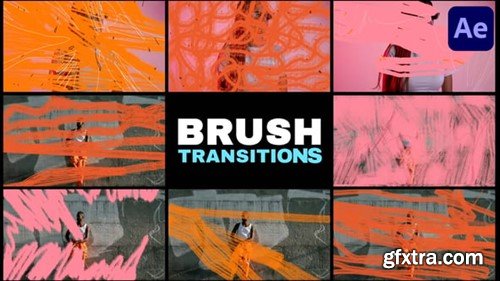 Videohive Brush Transitions for After Effects 55673905