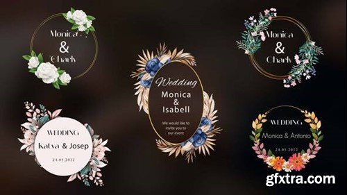 Videohive Golden Floral Titles 39623067