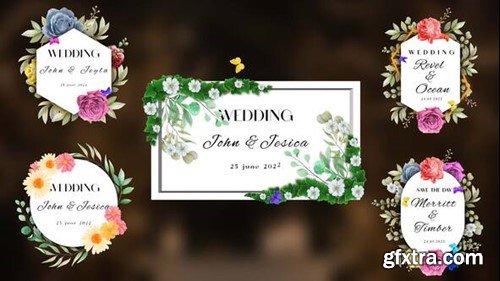 Videohive Romantic Floral Titles 39360930