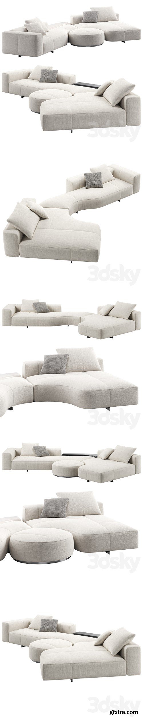 Yves Sofa 02 by Minotti