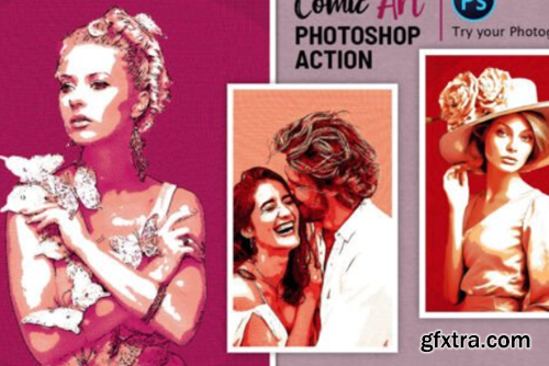 Photo Comic Art Photoshop Action