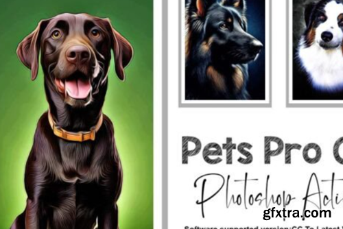 Pets Pro Oil Photoshop Action