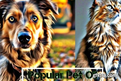 Popular Pet Oil Photoshop Action