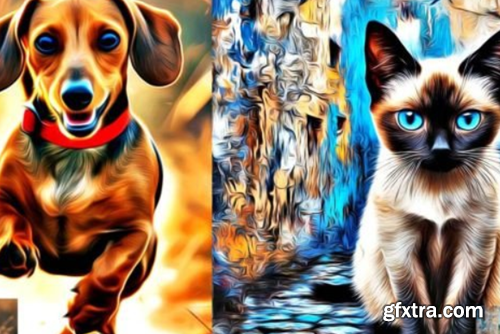 Popular Pet Oil Photoshop Action