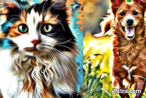 Popular Pet Oil Photoshop Action