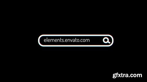 Videohive Search Bar Glitch Logo 55703172