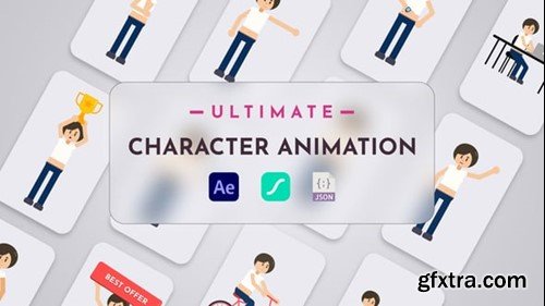 Videohive Ultimate Character Animation Pack Vol.2 54756980