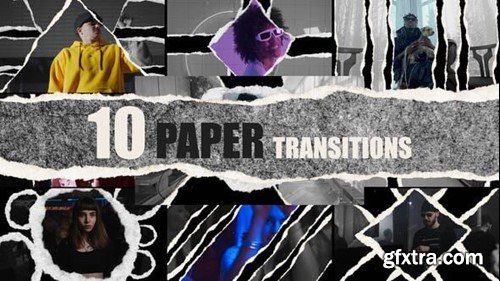 Videohive Paper Transitions V5 55698187