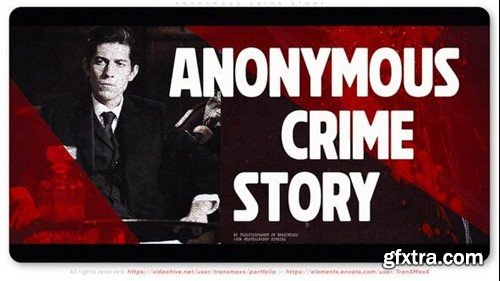 Videohive Anonymous Crime Story 55734300