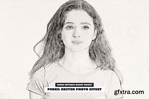 Pencil Sketch Photo Effect 56PFFYP