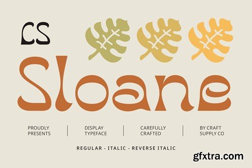 Sloane – Reverse Contrast Font EMNEZSF