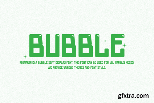 Rogvakon - Bubble Soft Font JWLGBFA