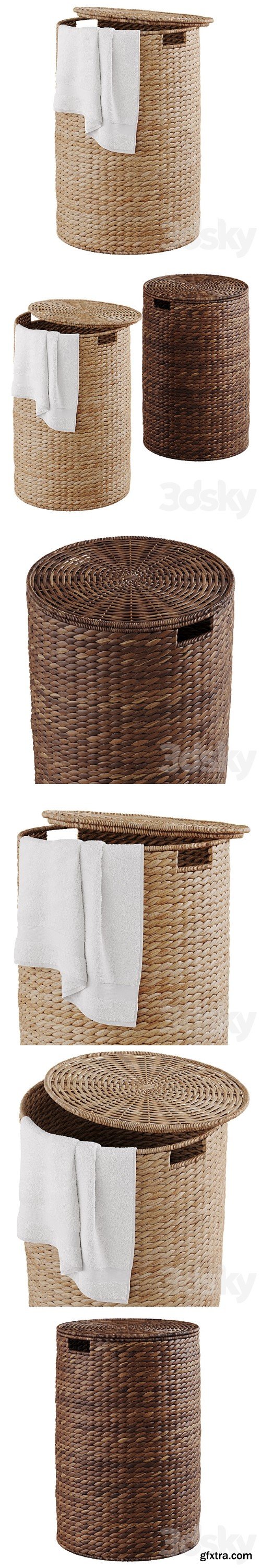 Wicker Laundry Baskets