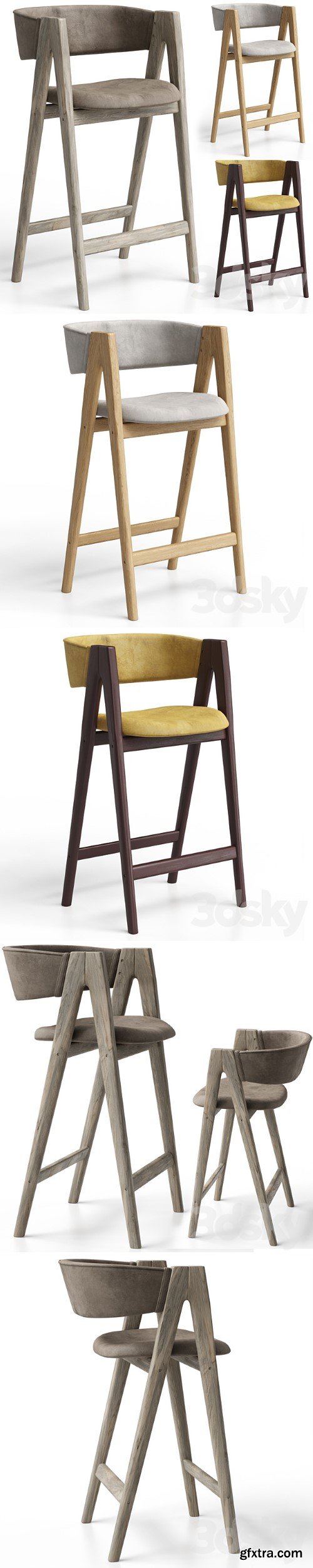 Bar Stool PYCH by Montly