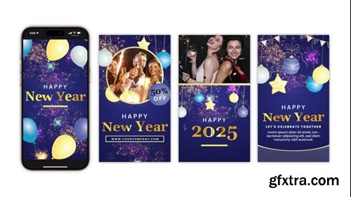 Videohive New Year Celebration Instagram Stories 55715832