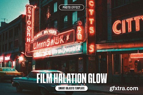 Film Halation Glow Photo Effect RQ4FESV