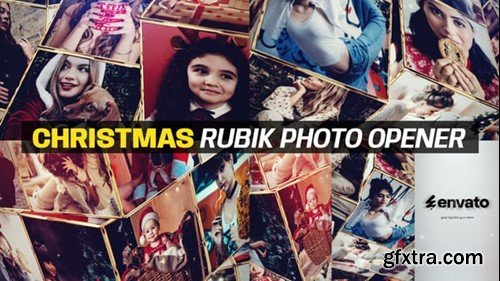 Videohive Christmas Rubik Photo Opener 55709674