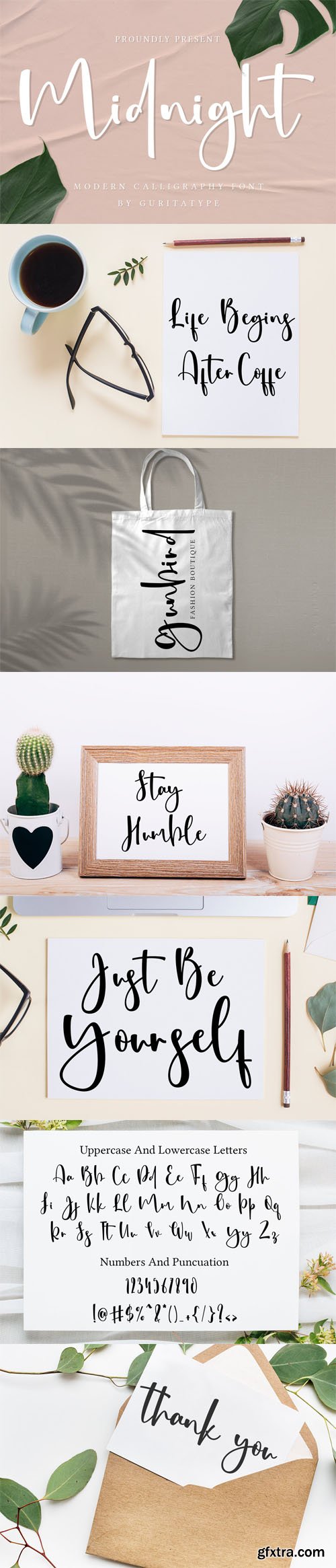 Midnight - Modern Calligraphy Font