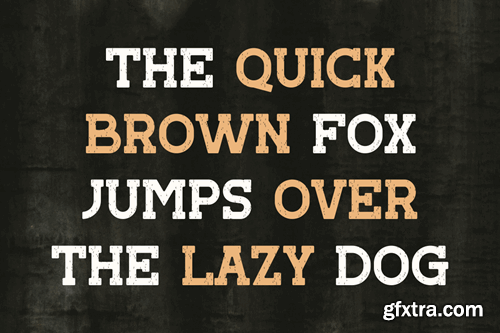 Emsix Champ - Vintage Slab Font S9QH5P4