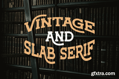 Emsix Champ - Vintage Slab Font S9QH5P4