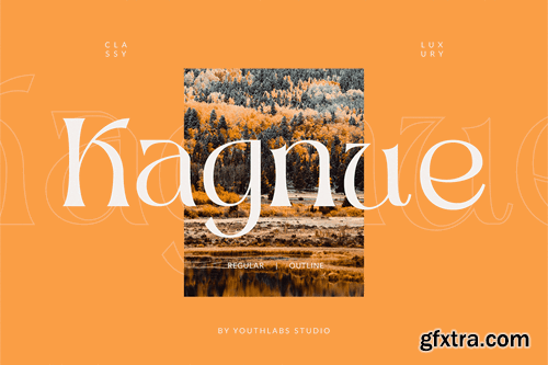 Kagnue - Modern Classy Serif Font BDDR772