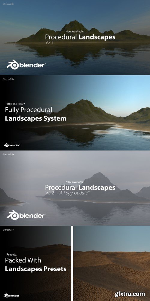 Blender Market - Procedural Landscapes v1.1