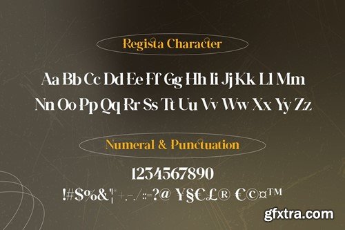 Regista - Display Serif TYL2PC3