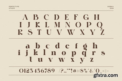 Robika Ligature Serif Font ELQPZES