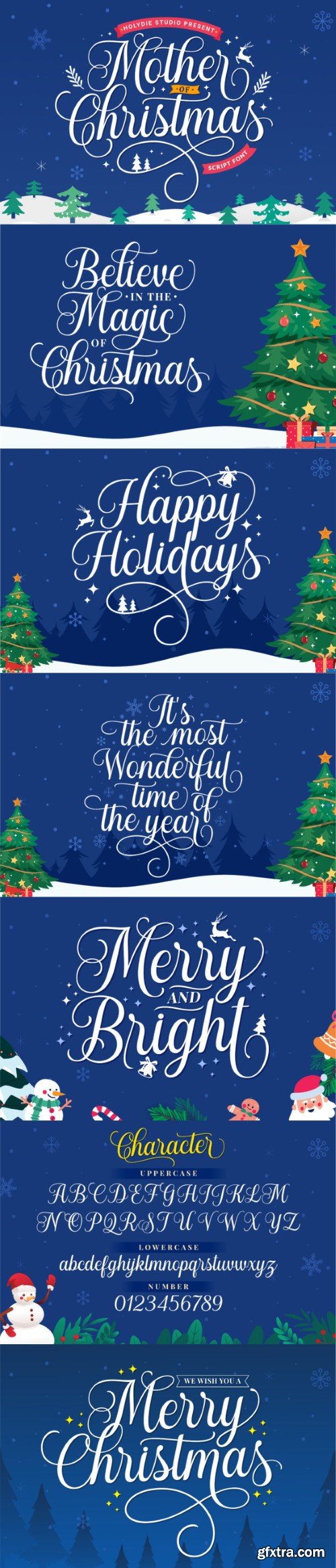 Mother of Christmas Font