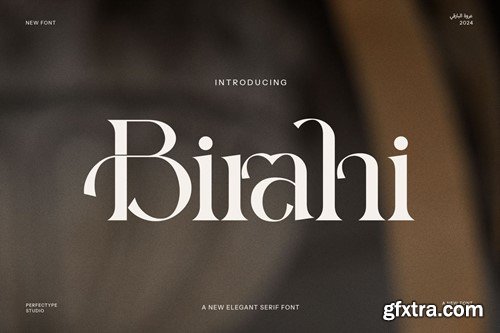 Birahi Ligature Serif Font TVG9N3M