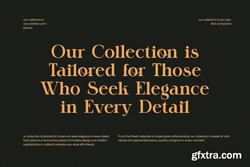 Gidora Elegant Serif Font QUDZXA7