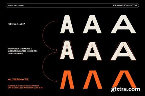 Gearlong – 3 Width Modern Sans Font JUXZVYY