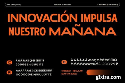 Gearlong – 3 Width Modern Sans Font JUXZVYY