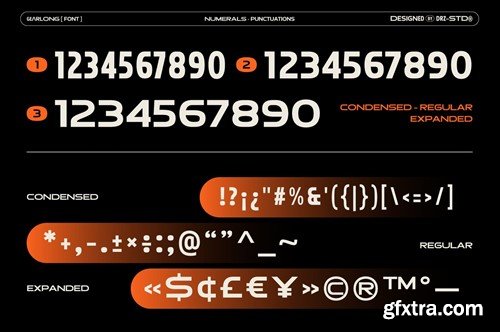 Gearlong – 3 Width Modern Sans Font JUXZVYY