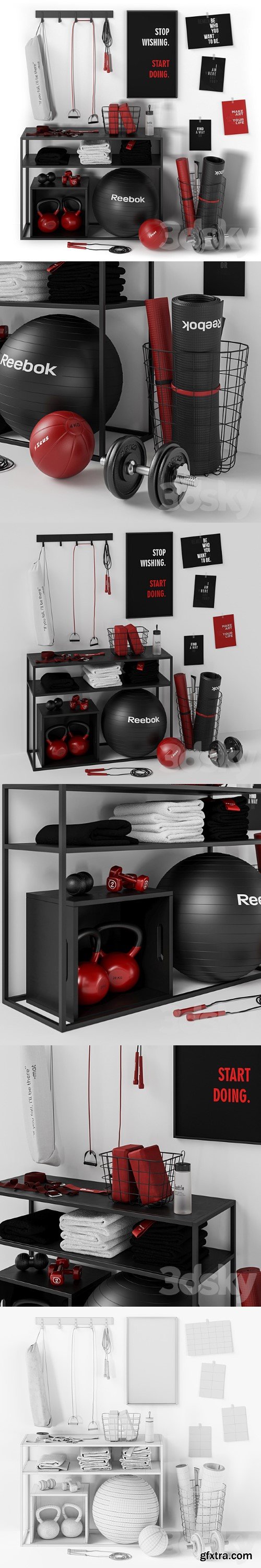 Red and Black Sports Set