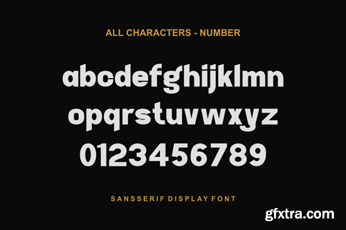 Nada Sagita - Sans Serif Display Font C4CCLVA