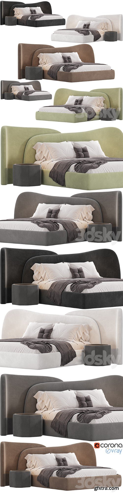 Gaspra Modern Bed