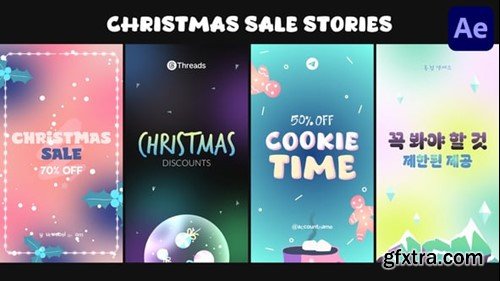 Videohive Christmas Sale Stories for After Effects 55726553