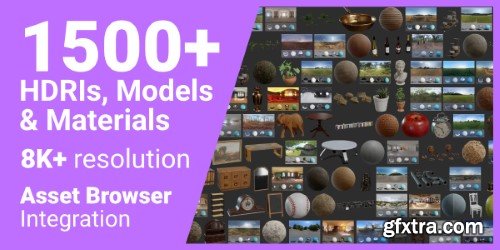 Blender Market - Poly Haven Asset Browser