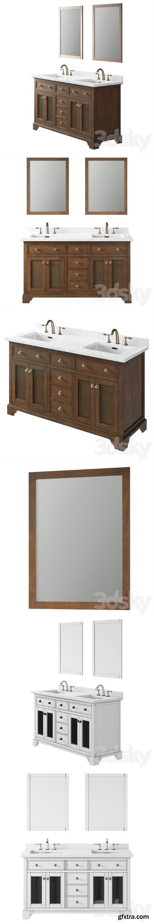 OVE Ophelia 60 Almond Latte Vanity