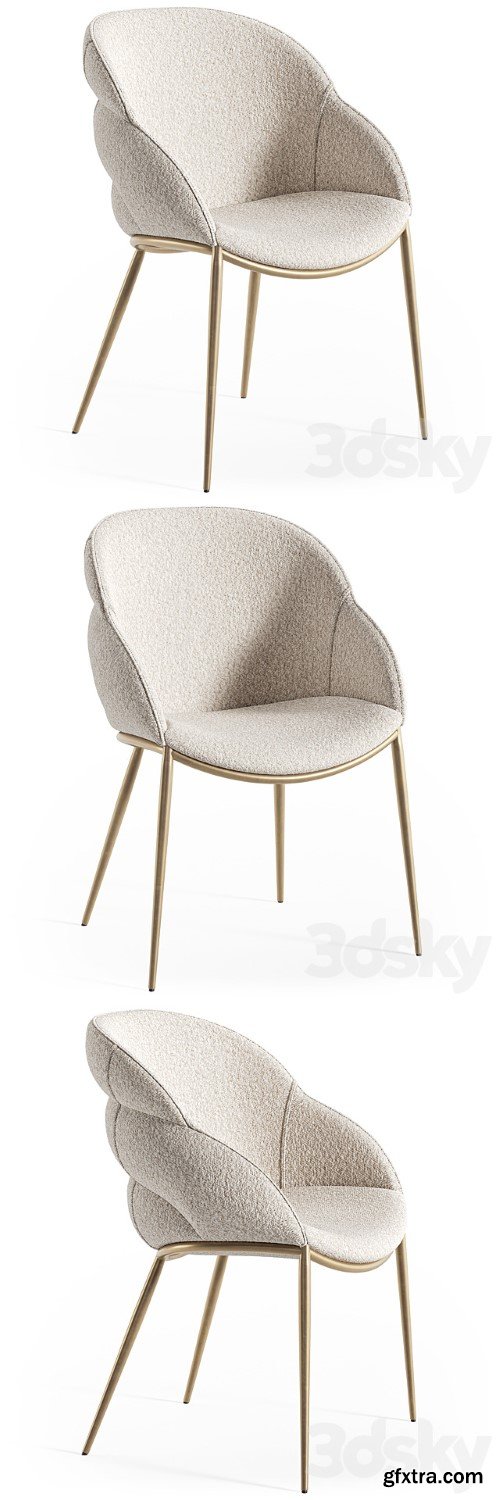 Cattelan Italia Camilla Metal Armchair