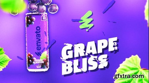 Videohive Grape Bliss Can Mockup 55765259