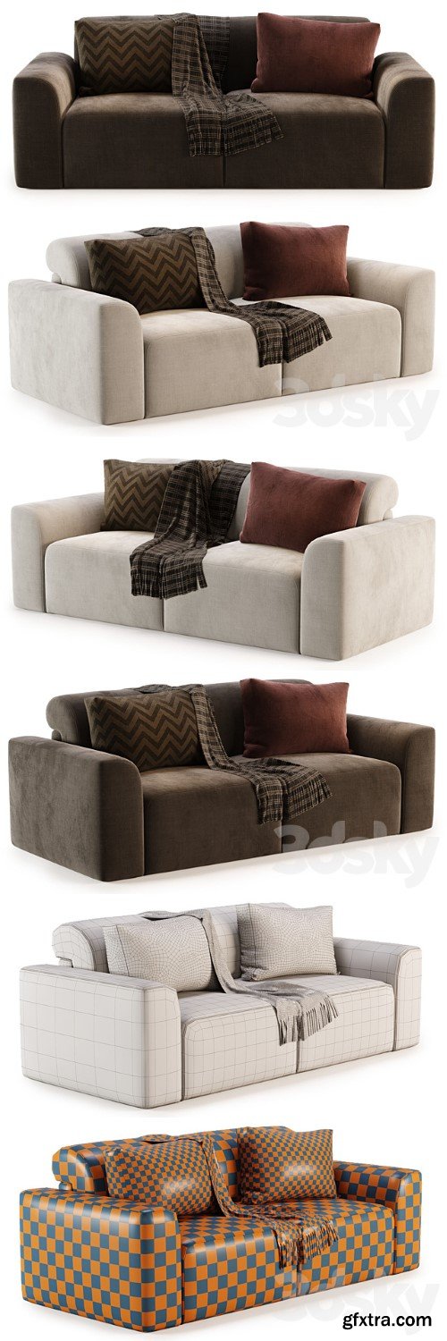 Corner Sofa Baivin Soft