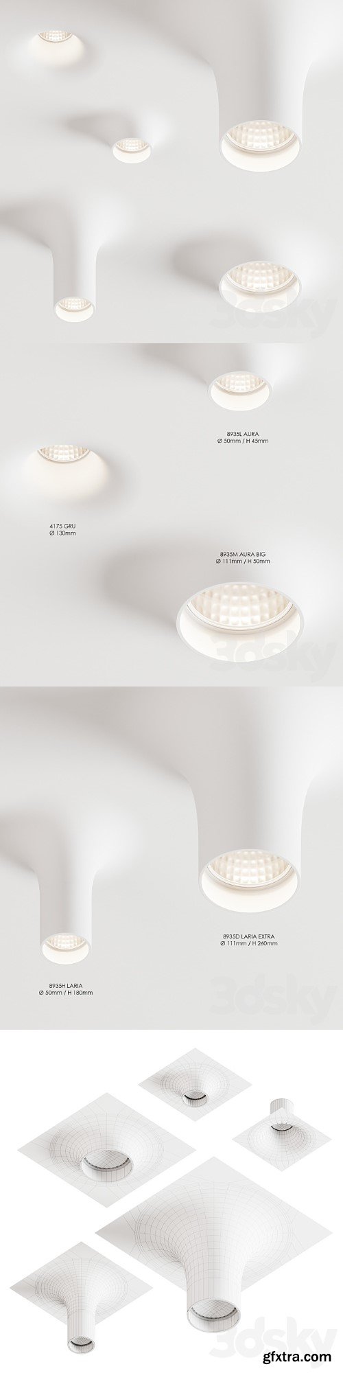 Plaster Lamps 9010 Novantadieci