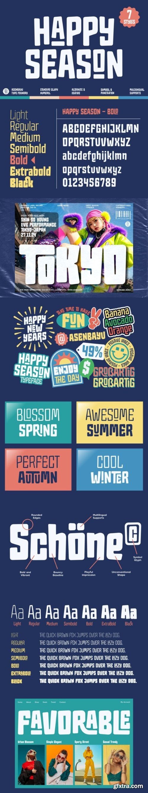 Happy Season Font