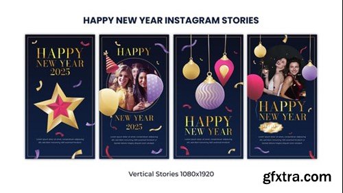 Videohive Happy New Year 2025 Instagram Stories 55782871