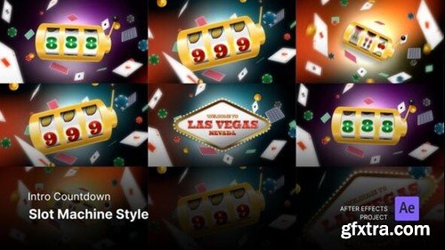 Videohive Countdown Intro - Slot Machine Style After Effects Project Files 55620749