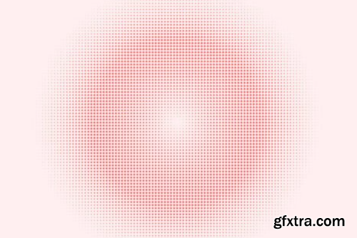 100 Halftone Brush Shape Design